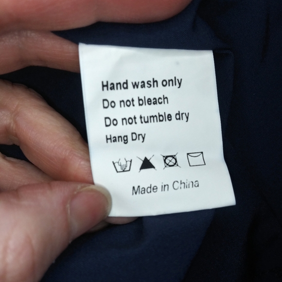 Muse Couture Navy Gothic Style, Rose Patterned Organza Brocade & Velvet Dress - Picture 12 of 13